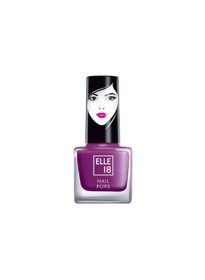 إيل 18 طلاء أظافر Elle 18 Nail Pops، لون رقم 162، بلمسة نهائية لامعة، 5 مل - Image 1